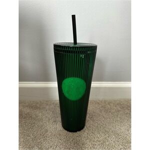 Wicked Starbucks Elphaba's Pleated Glow-in-the-Dark Cold Cup New